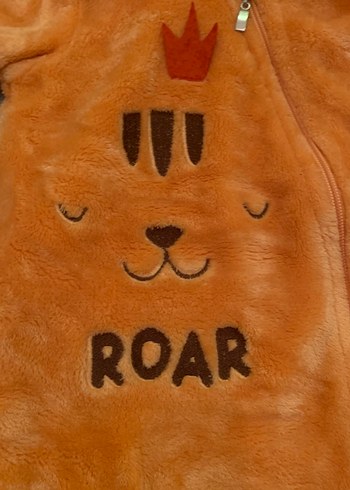 Kürklü Kapüşonlu Polar Bebek Tulumu - Görsel 2