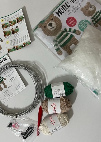 Beden El İşi Amigurumi Ayıcık Seti