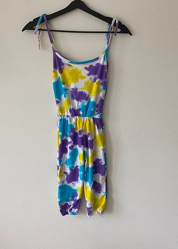 Renkli Batik Desenli kız çocuk Tulum