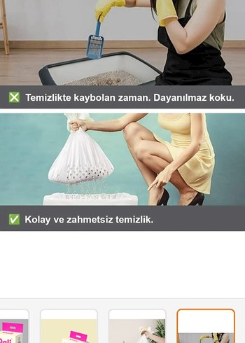 Dali Kedi Tuvaleti Kumu Temizleyici 4'lü  toplam 19 kutu - Görsel 5