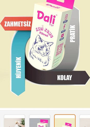 Dali Kedi Tuvaleti Kumu Temizleyici 4'lü  toplam 19 kutu - Görsel 3
