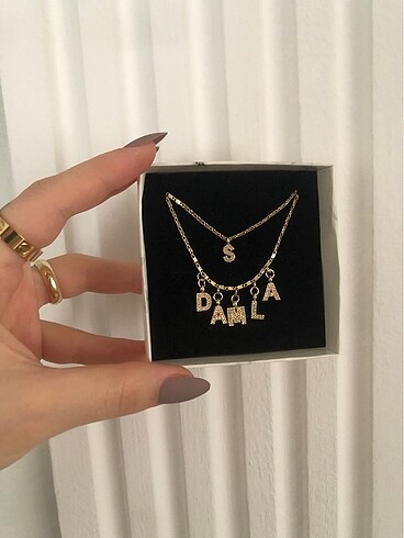 Accessorize Harf isim kolye