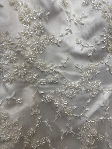 AKAY GELİNLİK TAMAMEN TAŞLI FRANSIZ KÜPÜR A KESİM - Görsel 3