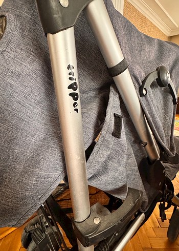 Gri Bebek Arabası az kullanılmış - Görsel 6