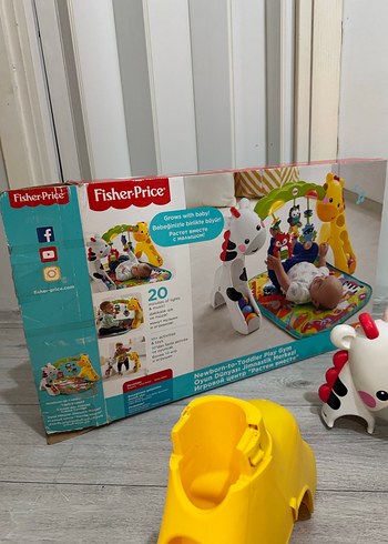 Fisher-Price Oyuncak Dünyası Jimnastik Merkezi Işıklı Müzikli - Görsel 8