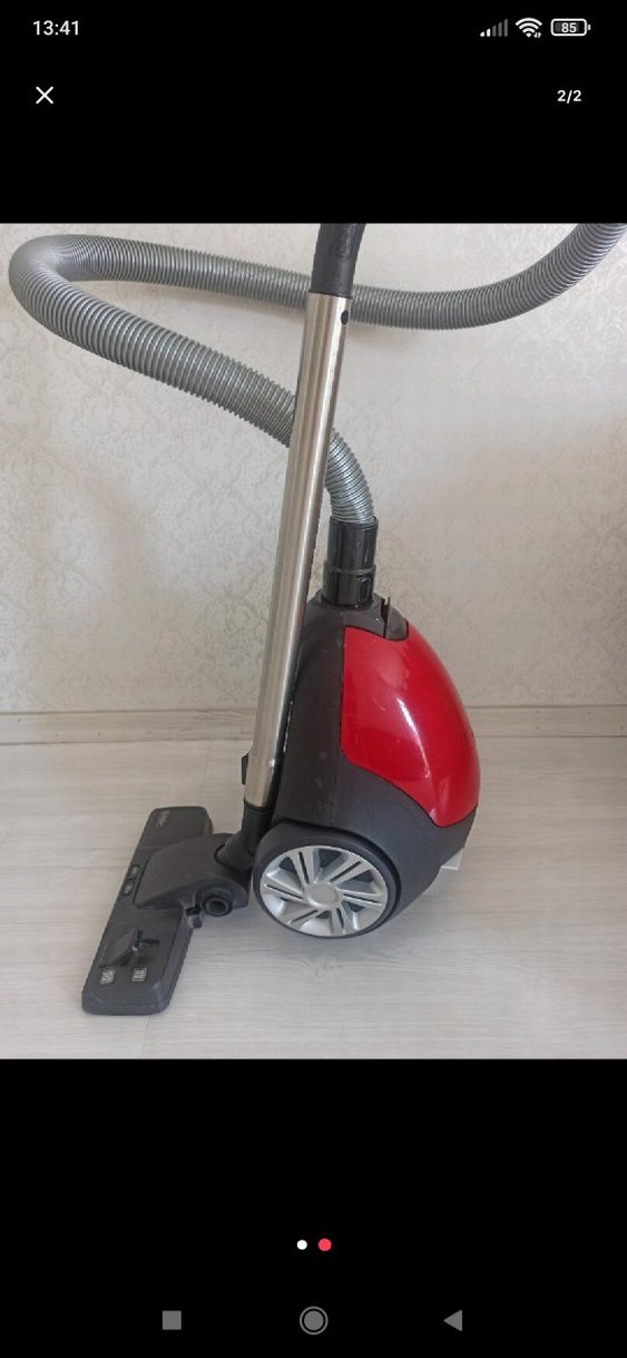 fakir Kırmızı renkli elektrikli süpürge - Görsel 2