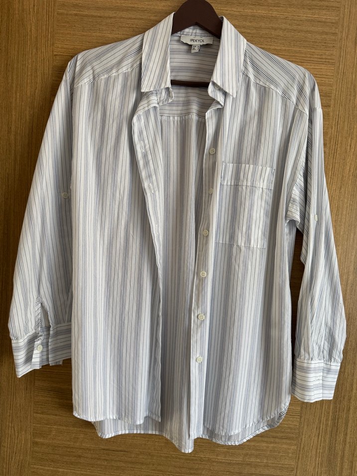 İpekyol Çizgili Gömlek - Görsel 2