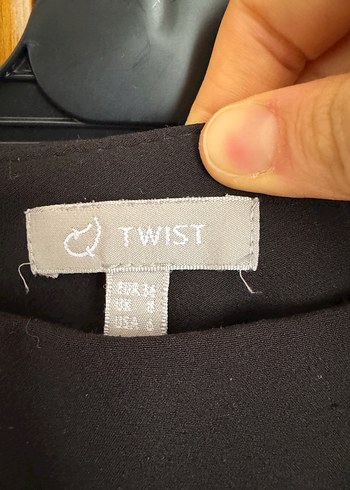 Düz Siyah Midi Kumaş Pantolon - Görsel 3