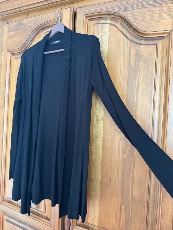 Siyah Mango Hırka - Görsel 2