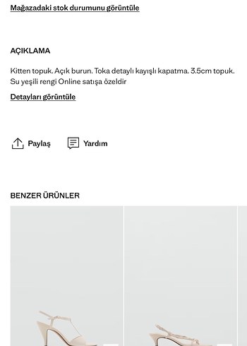 37 Beden Minimalist Stiletto Topuklu Sandalet