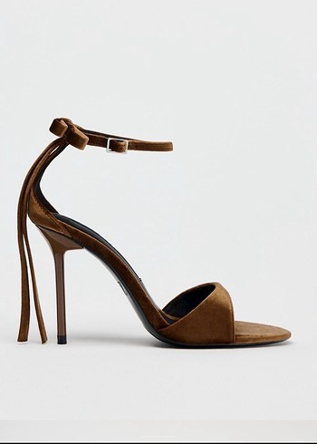 Süet Stiletto Topuklu Kadın Ayakkabı