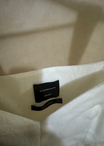 s Beden beyaz Renk gold Düğmeli Beyaz massimo dutti Bluz