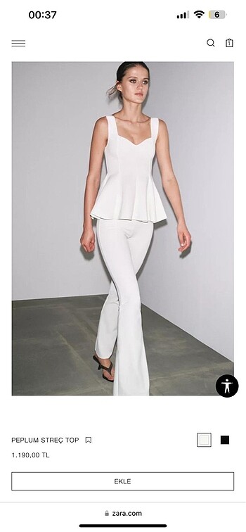 Zara yeni kullanılmadı