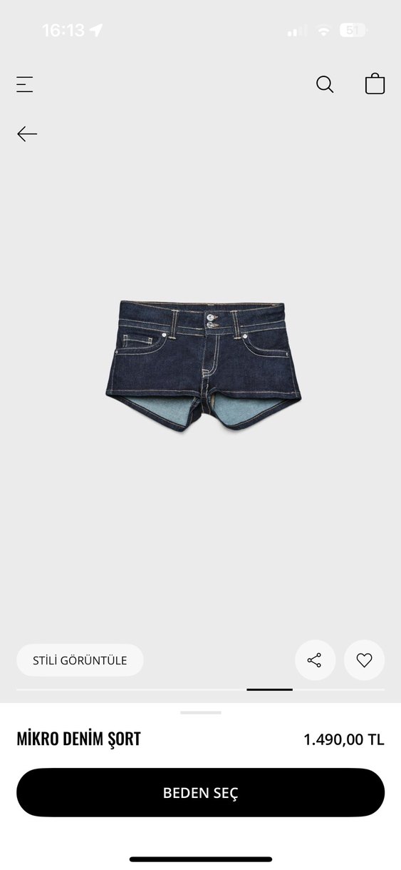 Mini Şort - Görsel 4