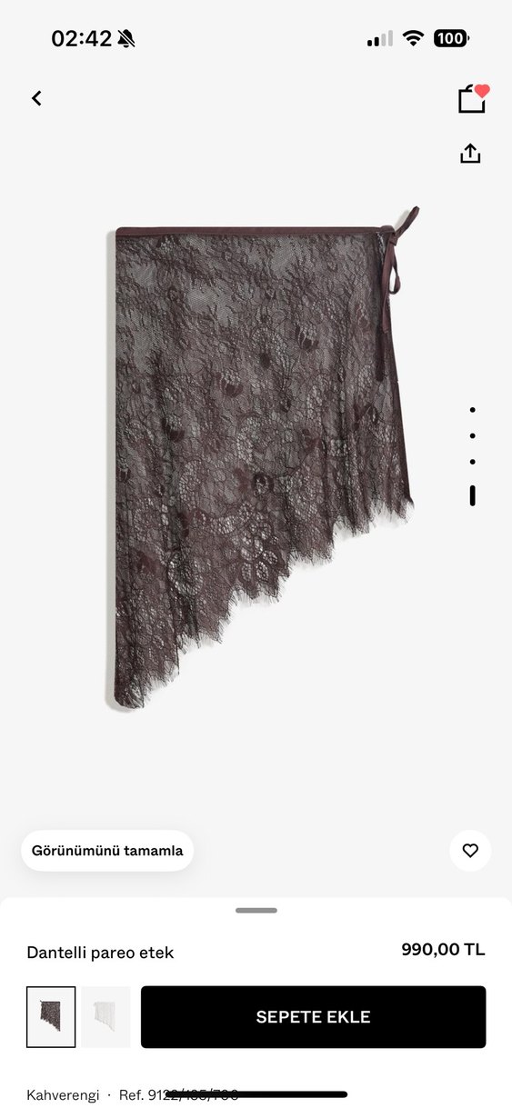 Dantel Detaylı pareo - Görsel 3