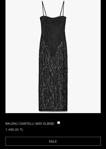 s Beden siyah Renk Siyah Dantelli zara Elbise