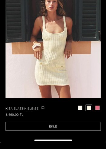 zara Triko Elbise