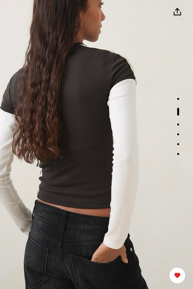 Siyah Gri Uzun Kollu Baskılı Hamile Tişörtü - Görsel 2