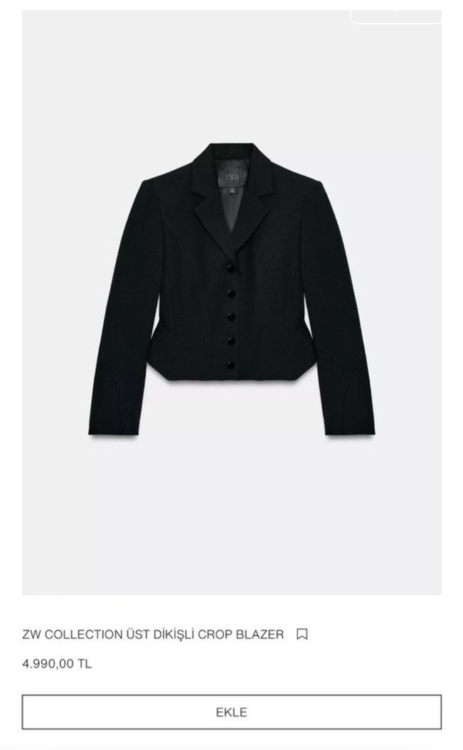 Siyah Kadın Blazer Ceket - Görsel 3