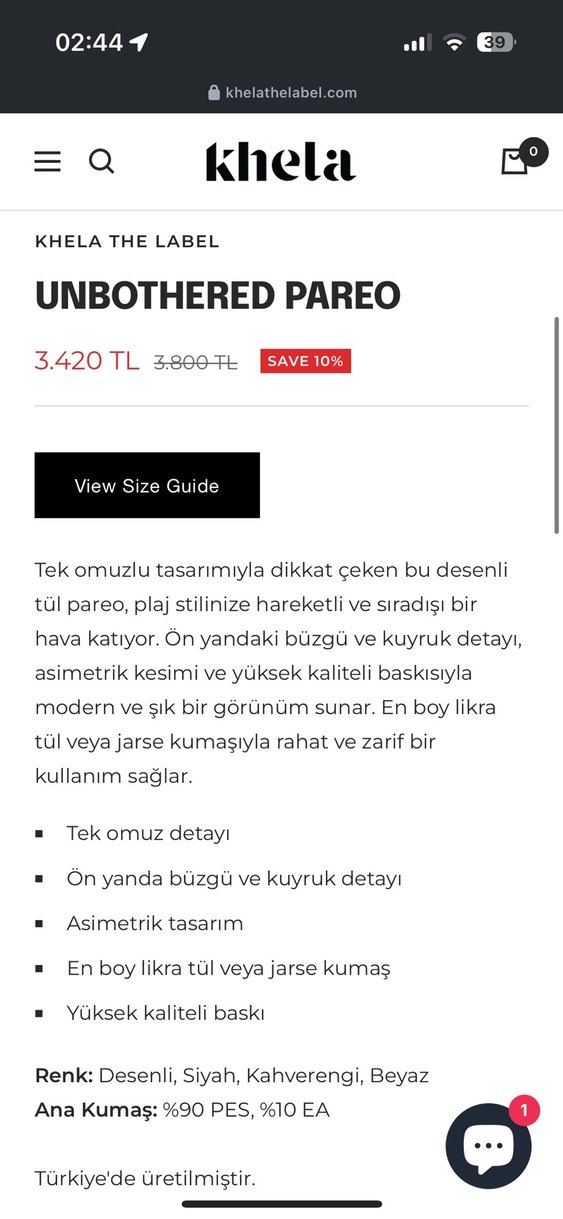Kahverengi Denim Drapeli Kadın pareo elbise - Görsel 4