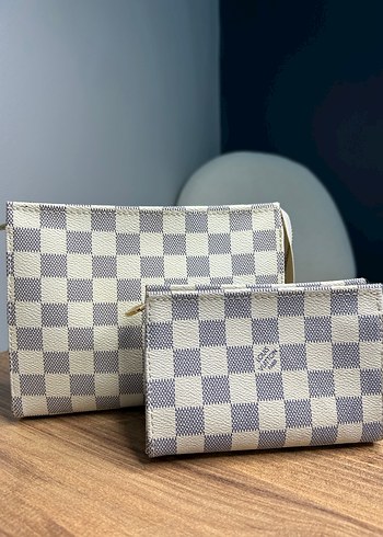 Beden beyaz Renk Kadın Beyaz Gri Kareli Deri Clutch Çanta