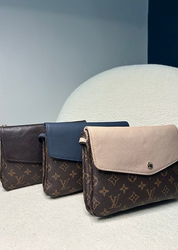 Louis Vuitton Kahverengi Deri Kadın Çapraz Çanta