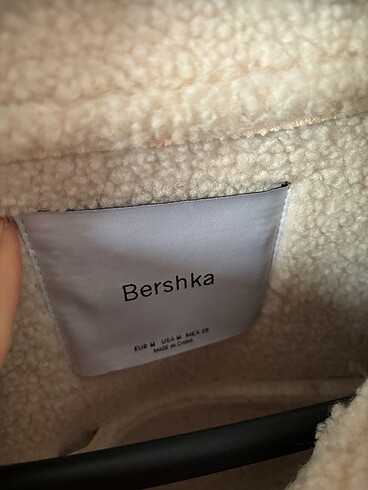 Bershka Bershka Kürklü Metalik Ceket Mont