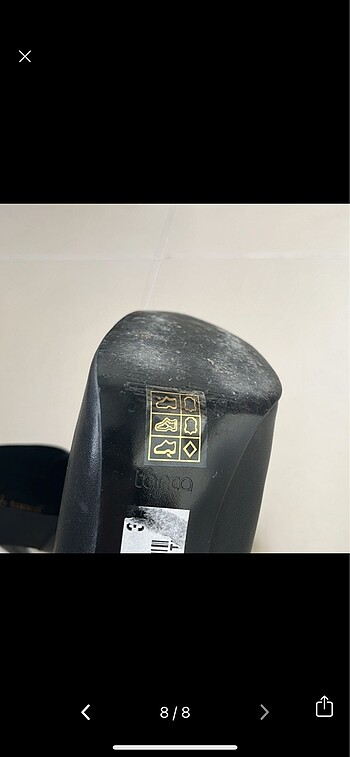 Tanca Deri Topuklu Ayakkabı - Görsel 8