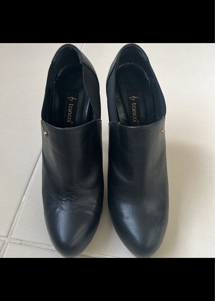 Tanca Deri Topuklu Ayakkabı - Görsel 2