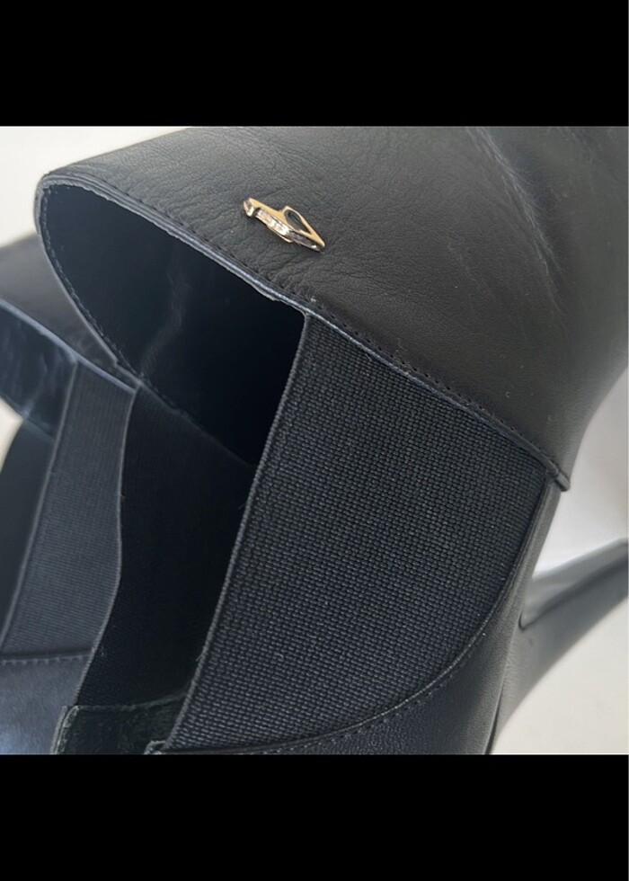 Tanca Deri Topuklu Ayakkabı - Görsel 5