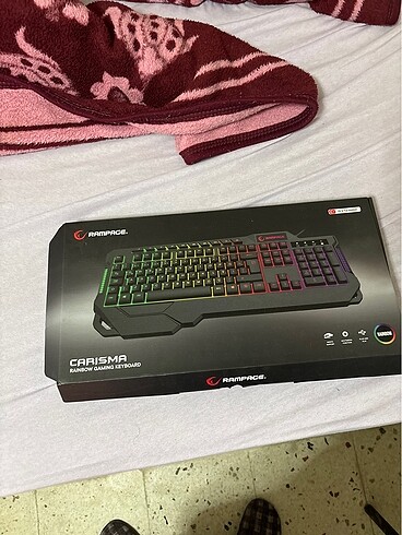 Rampage KB-R46 CARISMA rainbow aydınlatmalı Q oyuncu klavyesi - Görsel 2