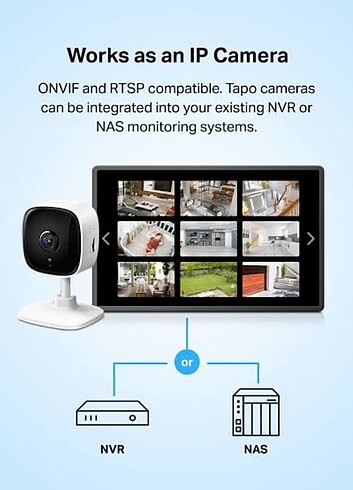 Tapo care c100 kamera güvenlik ve bebek kamerasi - Görsel 9