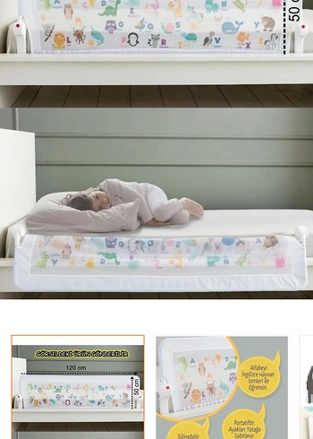 Yatak bariyeri 150*68 sm - Görsel 2