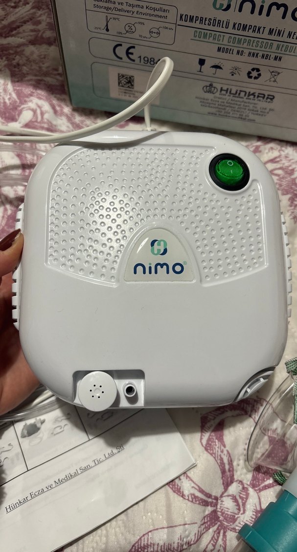 Nimo Kompresörlü Mini Nebulizatör - Görsel 4