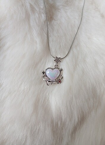 Çelik Silver Starry Love Kolye