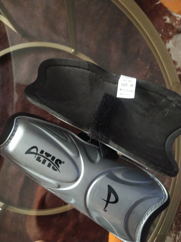 Gri Lastik Motosiklet Dizlikleri , halı saha vs spor - Görsel 2