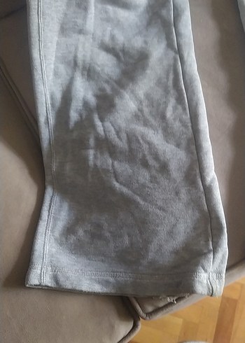 Gri Nike bol paça Spor Eşofman altı - Görsel 3