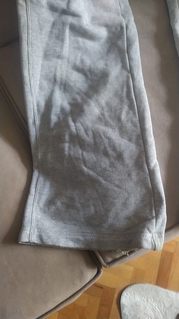 Gri Nike bol paça Spor Eşofman altı - Görsel 3