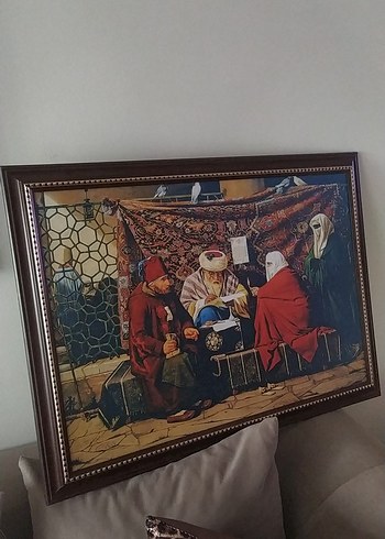 Klasik Osmanlı Temalı Tablo 53*75 cm ebatlarında - Görsel 2