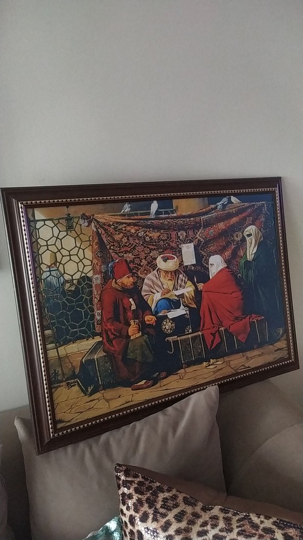 Klasik Osmanlı Temalı Tablo 53*75 cm ebatlarında - Görsel 2