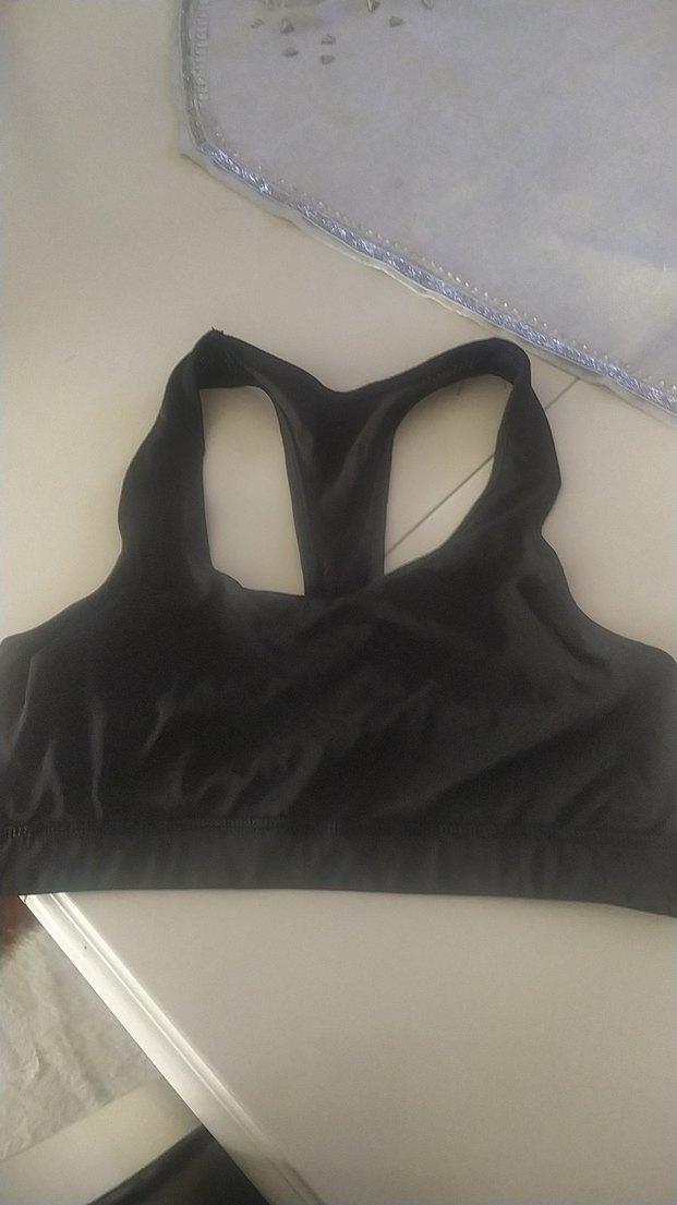 Siyah Goth Sporcu Sütyeni - Görsel 2