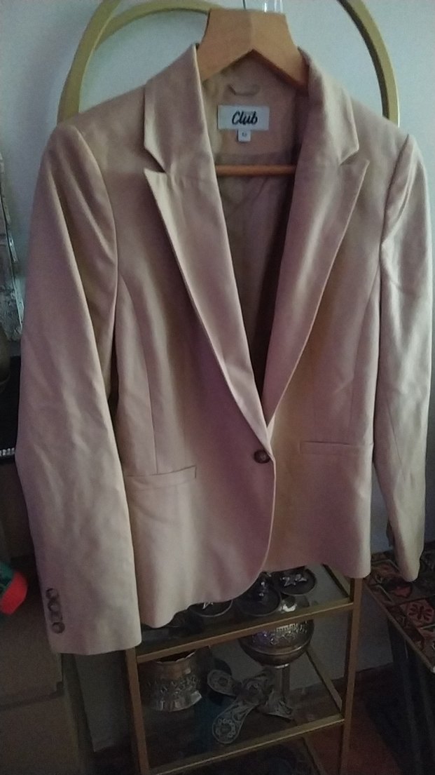 Şıklığın Simgesi: Pudra Pembe Blazer Ceket — görsel 2/7