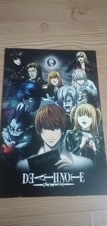 Beden siyah Renk Death note tablo
