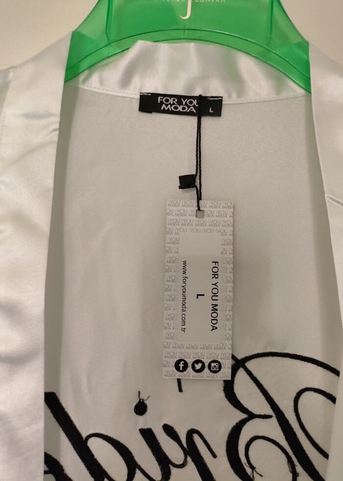 Bride Yazılı Saten Yelek - Görsel 3