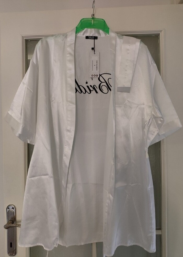 Bride Yazılı Saten Yelek - Görsel 2