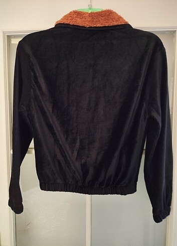 Boynu Kürklü Sweatshirt - Görsel 3