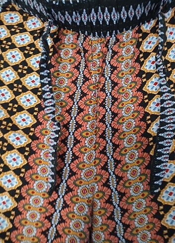 Etnik Desenli Pantolon  - Görsel 3