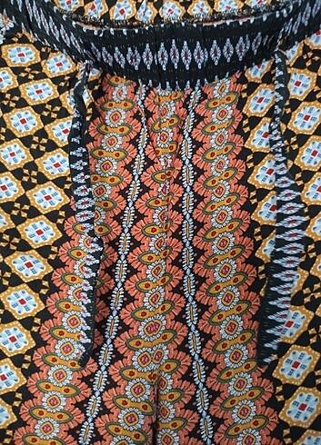 Etnik Desenli Pantolon  - Görsel 4