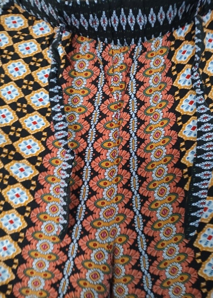 Etnik Desenli Pantolon  - Görsel 3