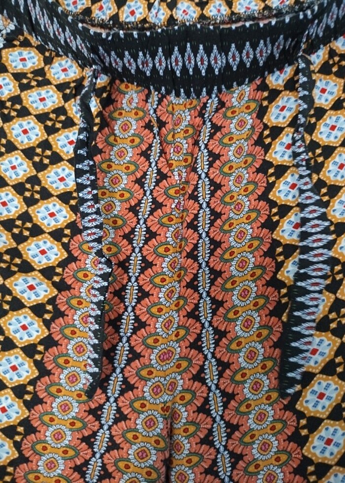 Etnik Desenli Pantolon  - Görsel 4
